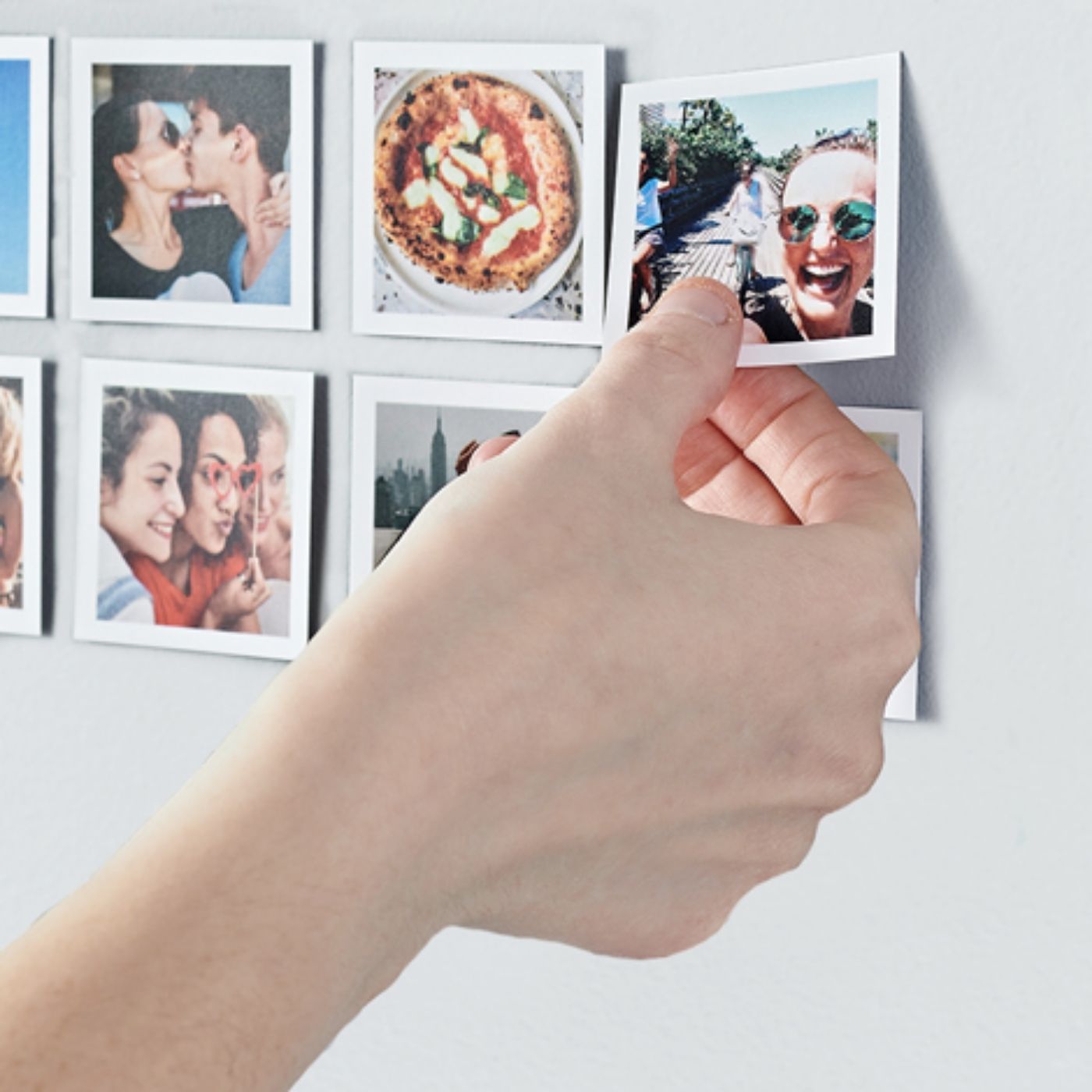Brandian 24 Mini Photo Prints Tailor Your Space with Personalized Mini Photo Prints Unique Decor for Every Corner Size 3 x 3 Inch, Multicolor, (Pack of 24)