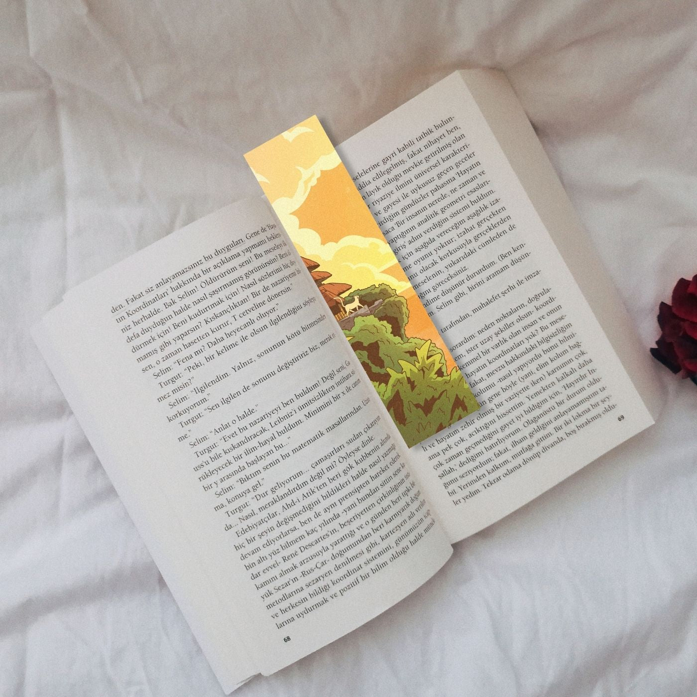 Brandian 16pcs Bookmarks Aesthetic - Bookmarks for Books - Paper Bookmarks for Books Aesthetic - Specially Designed for Books, Non - Magnetic Bookmarks for Books - Multicolored Bookmarks 005