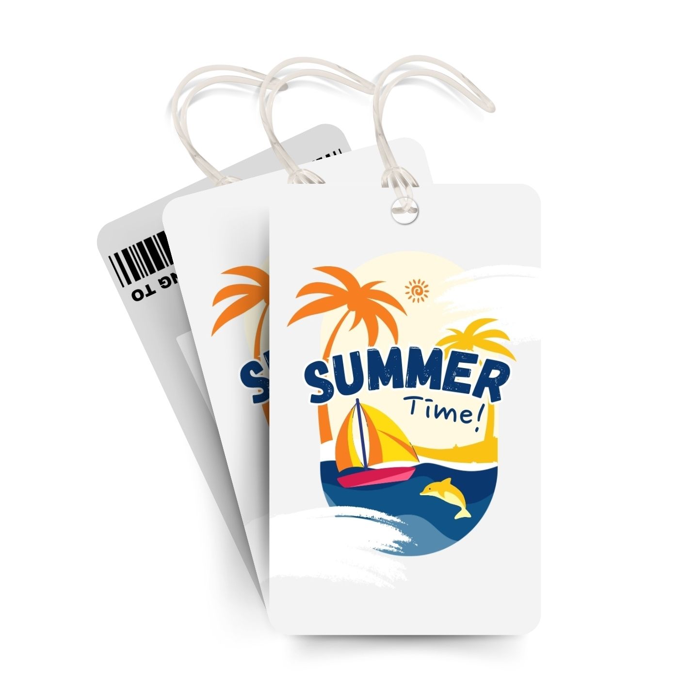 Brandian Luggage Tags and Bag Tag Summer Time Travel in Trendsetting F