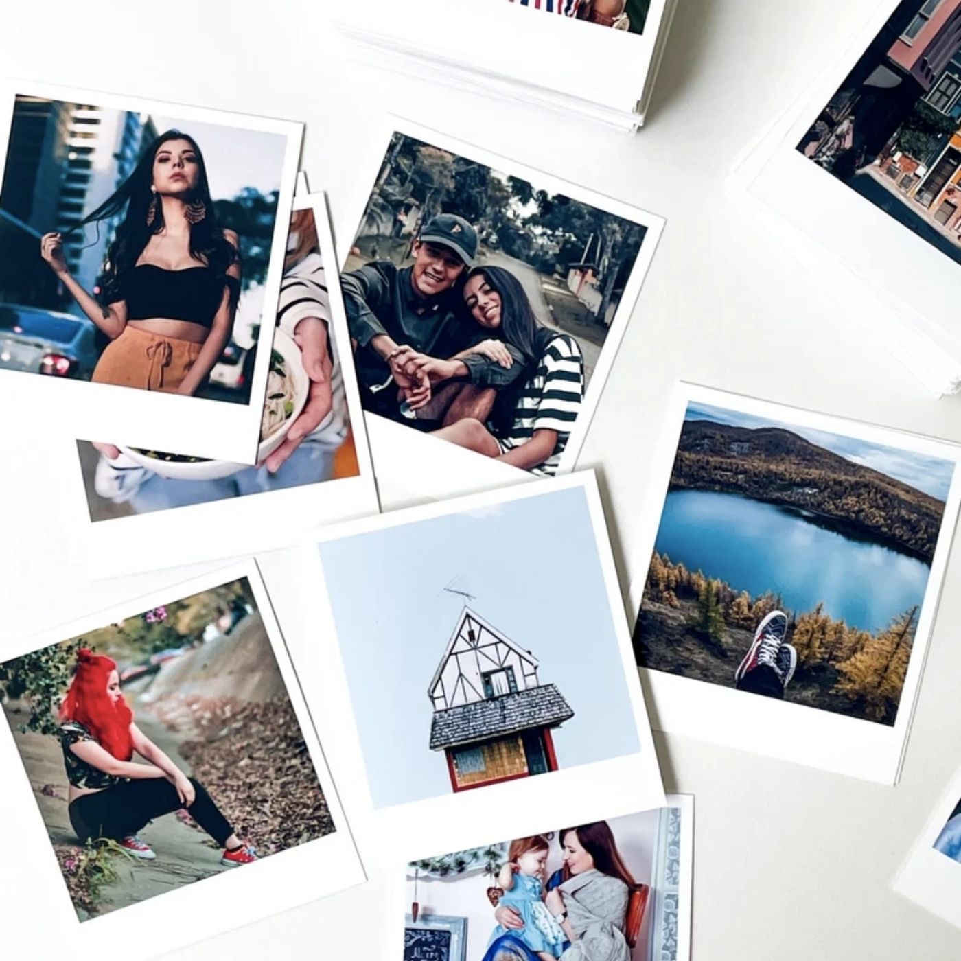 Brandian Customised Mini Photo Print Unique Tokens Make Every Occasion Special with a Personalized Gift Customized Mini Photos Print 4 X 3 Inches, White,