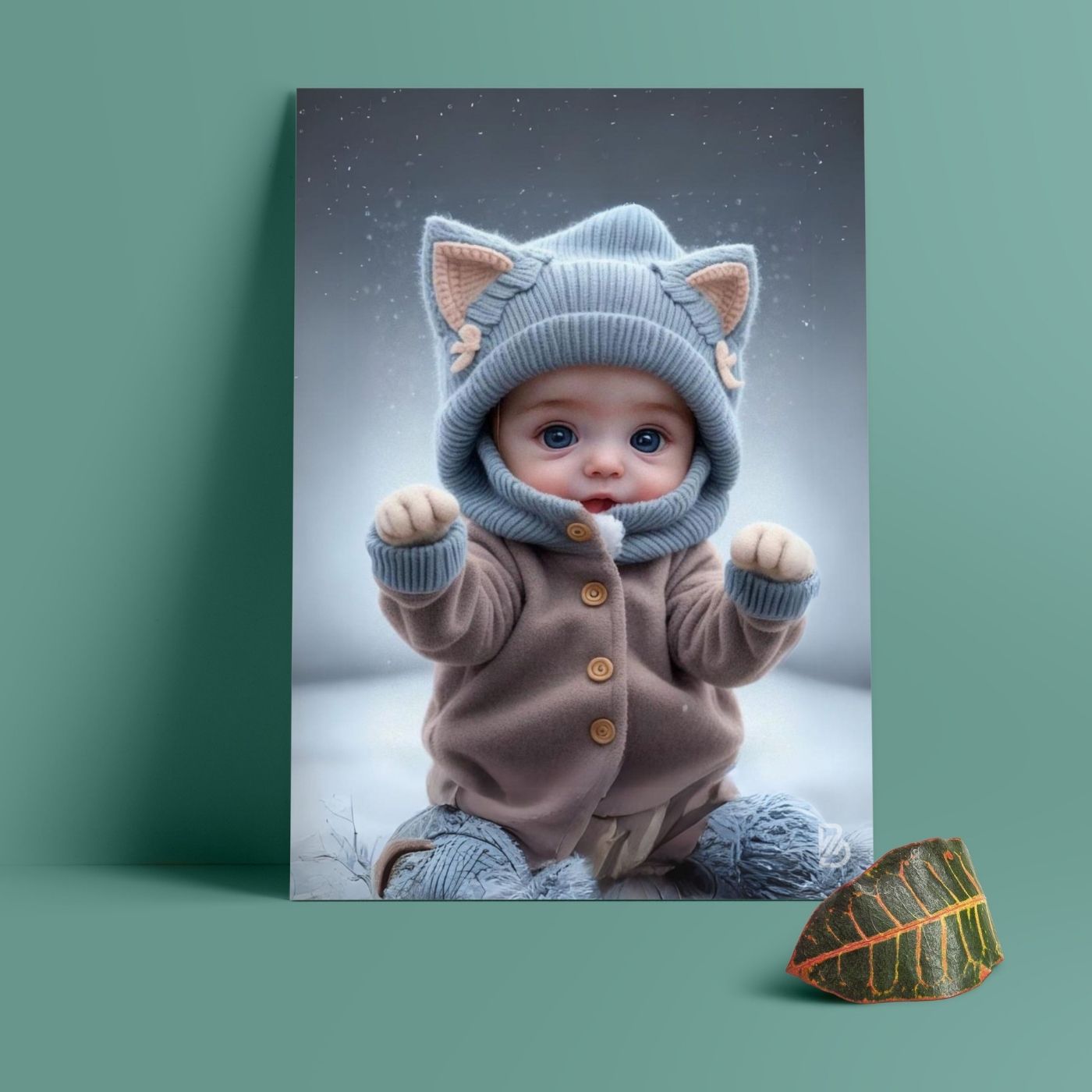Brandian Baby Photos For Wall Cherish Motherhood with a Cute Baby Poster for Pregnant Women Wall Addition A4 Size (29 cms X 21 cms) Set of 6