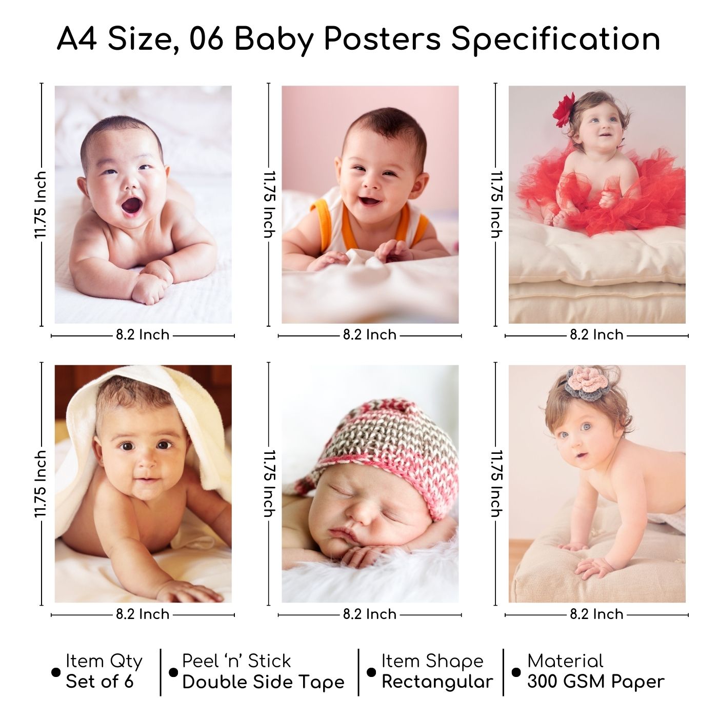 Brandian Baby Photos Blossoming Love Celebrate Motherhood With Our Exquisite Baby Posters For Pregnant Women Let Your Space Reflect The Beauty Of New Beginnings Size (29 cms X 21 cms) Set Of 6