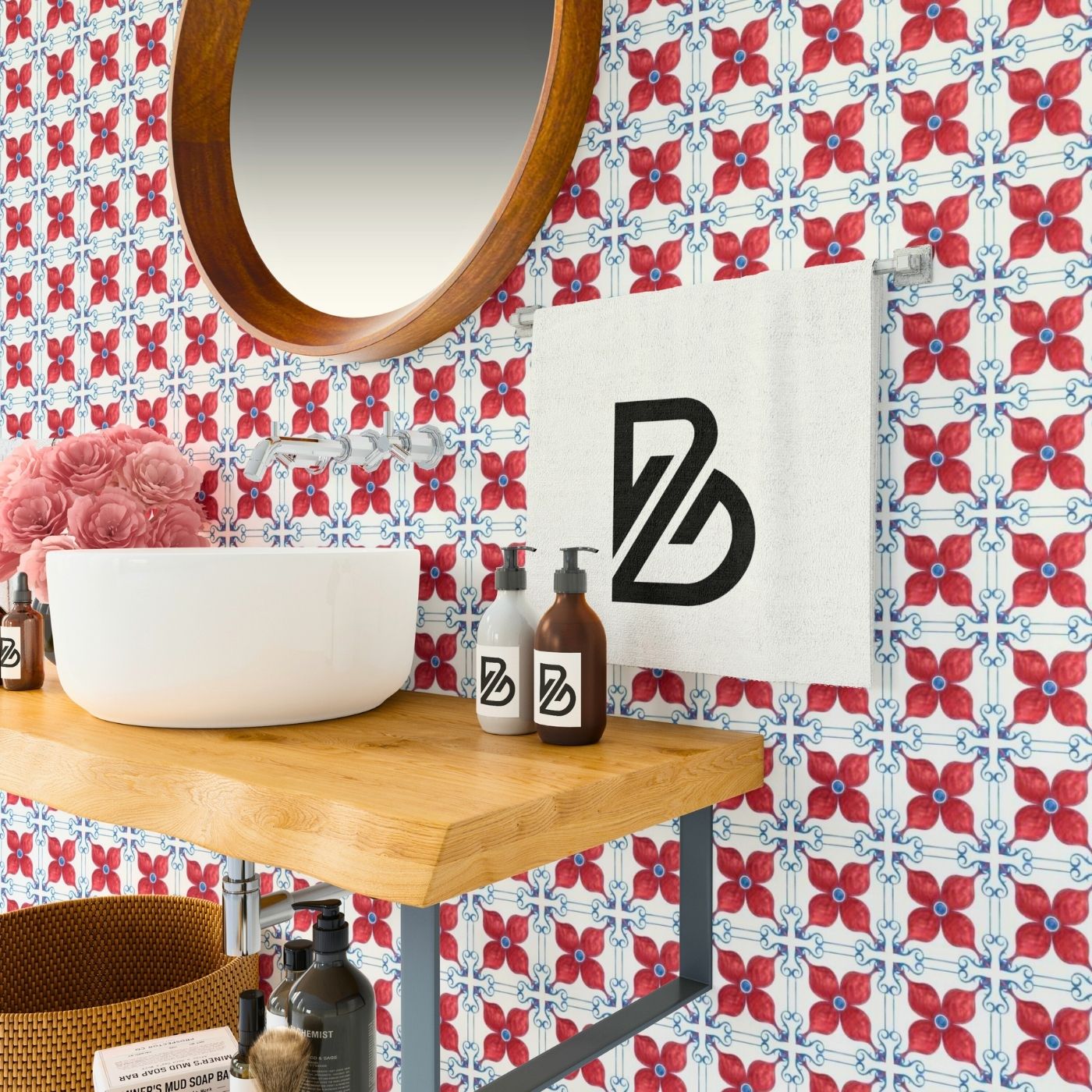 Brandian Sticker Tiles for Wall Easy Decor Upgrade Transform Your Space with Adhesive Sticker for Wall Instant Style PVC Waterproof Adhesive Tiles in Multicolor Size 6 x 6 Inch