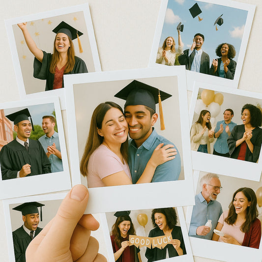 Brandian Customised Mini Photo Prints Personalized Art Add a Personal Touch to Your Home Decor Customized Mini Photos Print Size 4 X 3 Inches, White