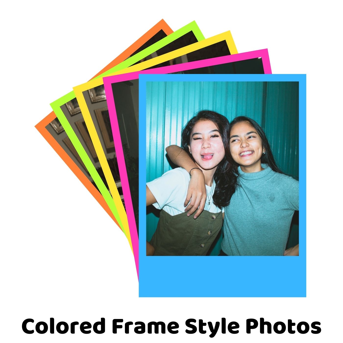 Coloured Frame Style Photos