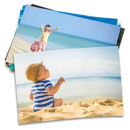Brandian Customised Mini Photo Print, Size 4 X 6 Inches, White