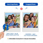 Brandian Customised Mini Photo Print, Size 4 X 3 Inches, White