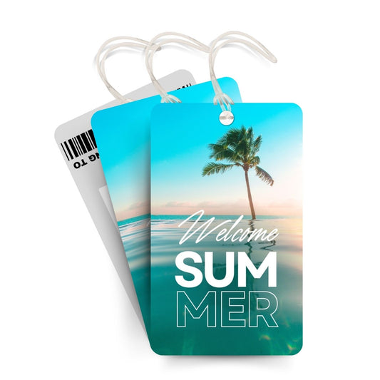 Brandian Luggage Tags and Bag Tag Welcome Summer Express Your Wanderlust with Our Trendy Travelling Accessories Including Striking Baggage Tags with Silicone Band, Multicolour