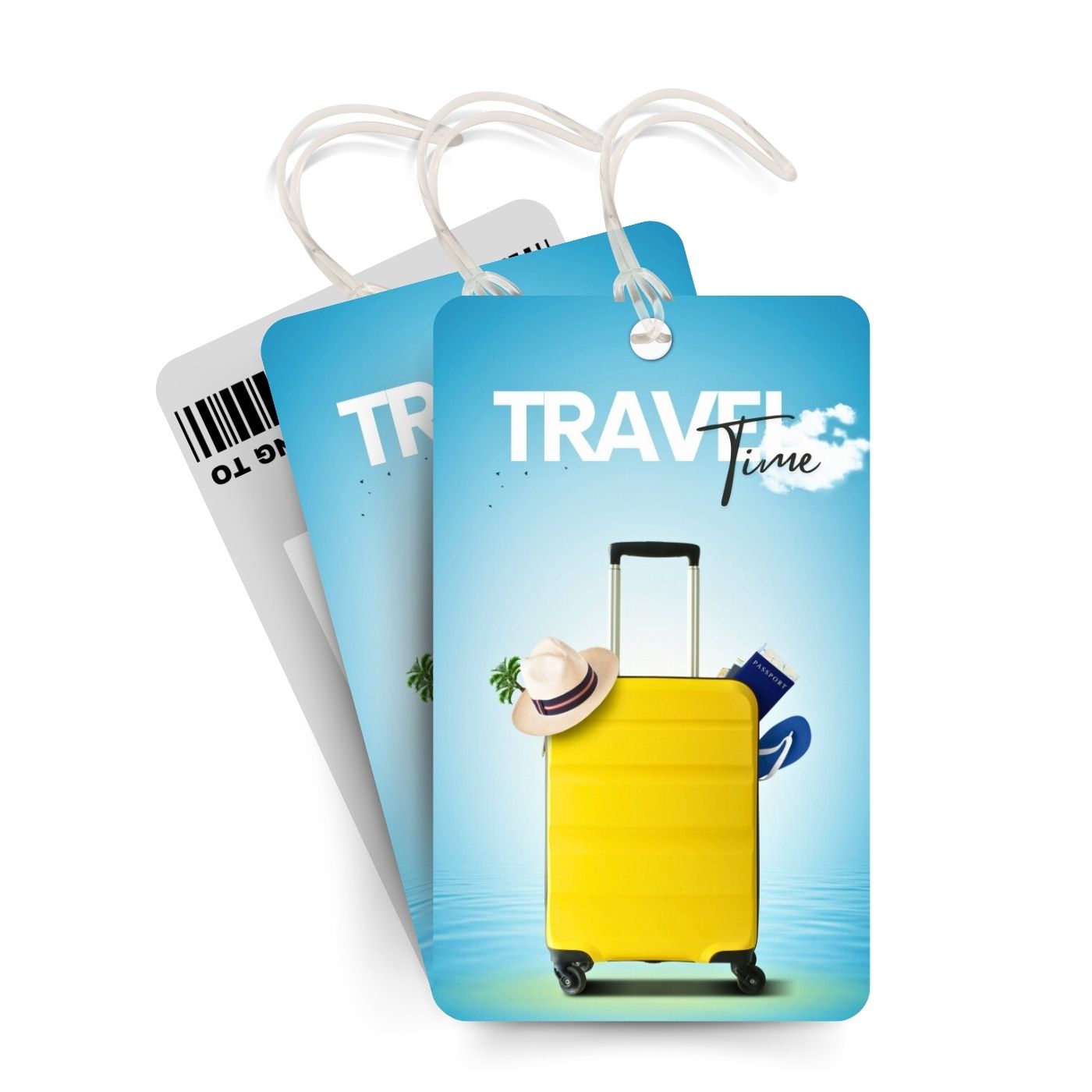 Brandian Luggage Tags and Bag Tag Travel Time Personalize Your Travel Experience with Our Chic Bag Tags A Must Have for International Travel Essentials with Silicone Band, Multicolour