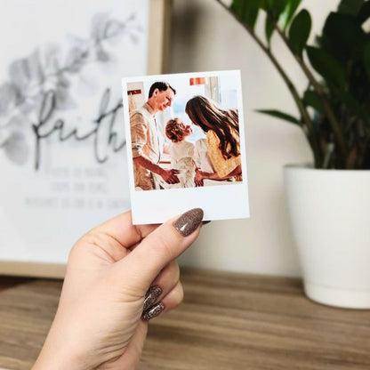 Brandian Customised Mini Photo Print Printed Memories Relive Moments with a Special Photo Print Customized Mini Photos Print 4 X 3 Inches, White,