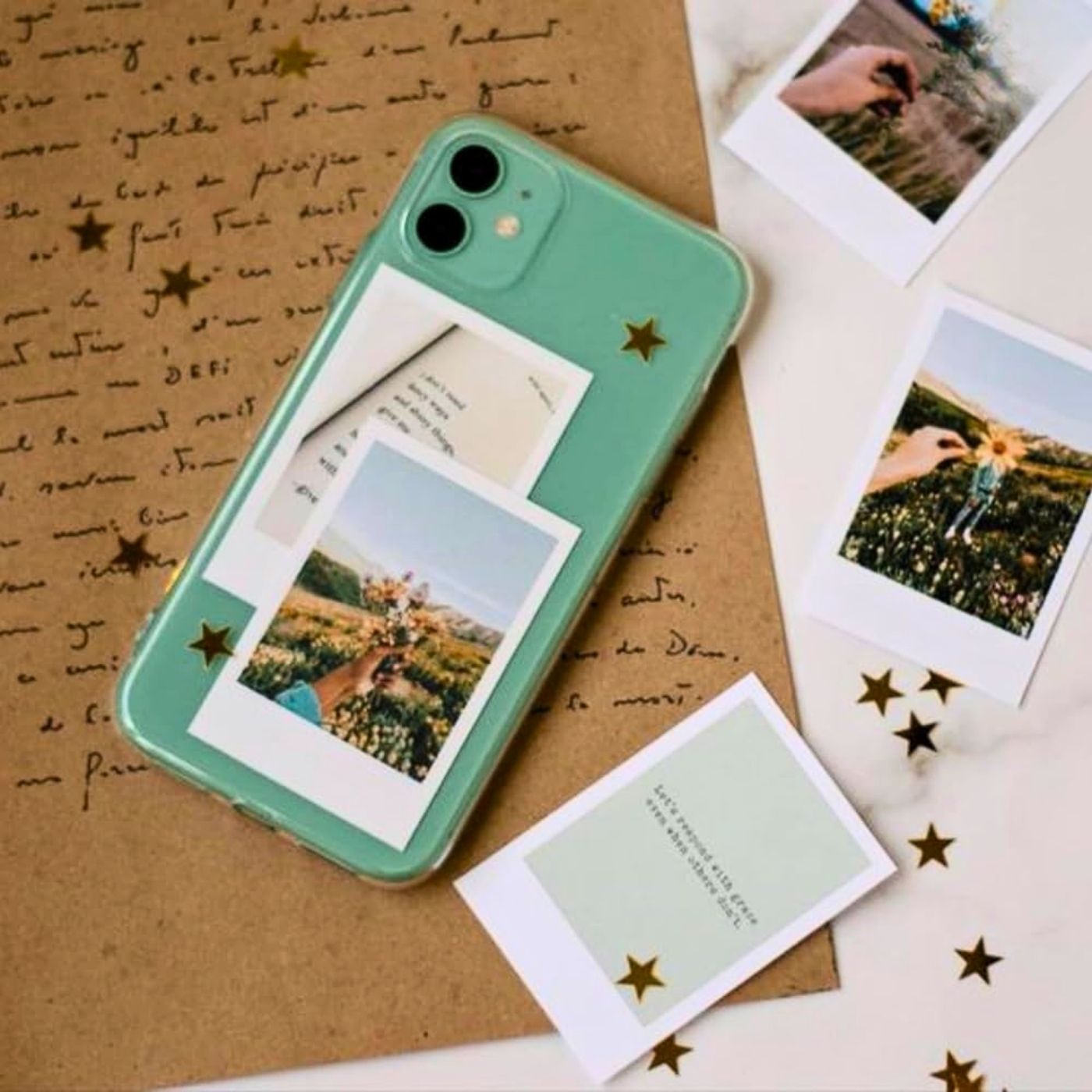 Brandian 20 Customised Phone Case Photo Prints Bring Your Favorite Moments to Your Phone Add Text & Emojis Multicolour Gift Size 3 X 2 Inches, White, (Pack of 20)