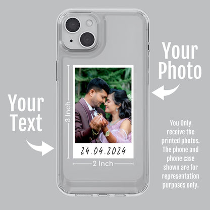 Brandian 20 Customised Phone Case Photo Prints Capture Your Story in Every Snap Add Text & Emojis Multicolour Gift Size 3 X 2 Inches, White, (Pack of 20)