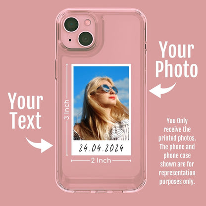 Brandian 20 Customised Phone Case Photo Prints Customize Your Phone Case with Memories Add Text & Emojis Multicolour Gift Size 3 X 2 Inches, White, (Pack of 20)