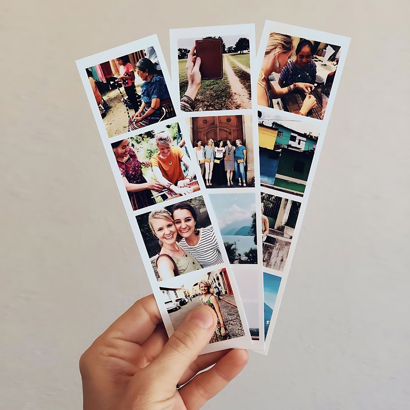 Brandian 24 Customised Photo Strip Prints Custom Photo Prints Create Personalized Memories with our Custom Prints Add Text & Emoji Gift Multicolour 8 X 2 Inches (Pack of 6 Photo Strips)