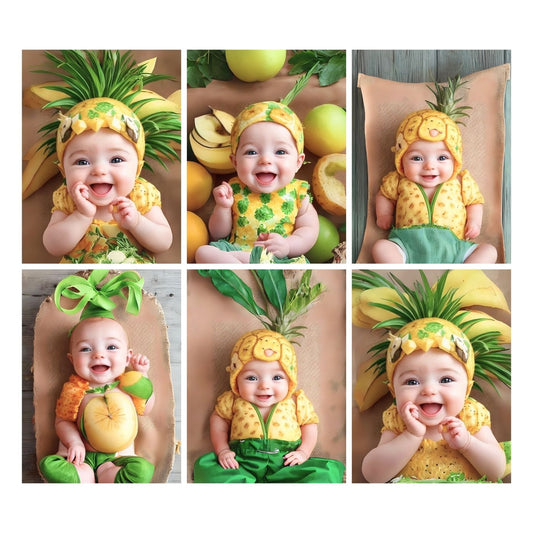 Brandian Baby Photos For Wall Nurture Your Nest with a Cute Baby Poster for Pregnant Women Joyful Anticipation A4 Size (29 cms X 21 cms) Set of 6