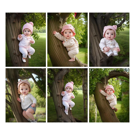 Brandian Baby Photos For Wall Adorn Your Walls with HD Big Size Baby Posters for Pregnant Women Picture Decor A4 Size (29 cms X 21 cms) Set of 6