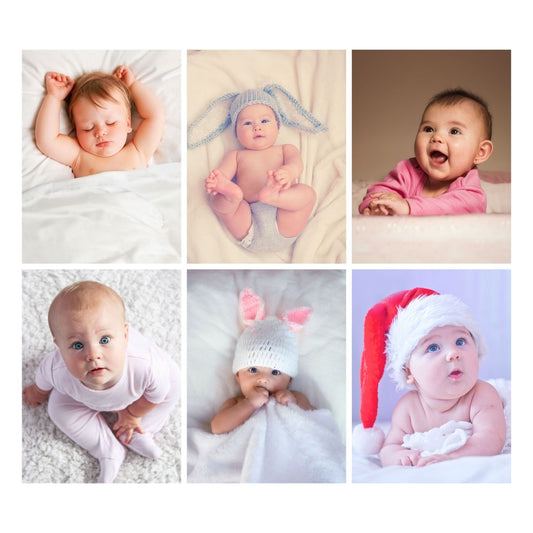 Brandian Baby Photos Nursery Delight Transform Your Space With Our Charming Baby Posters For Pregnant Women Let Your Walls Whisper Sweet Stories Of Love A4 Size (29 cms X 21 cms) Set Of 6