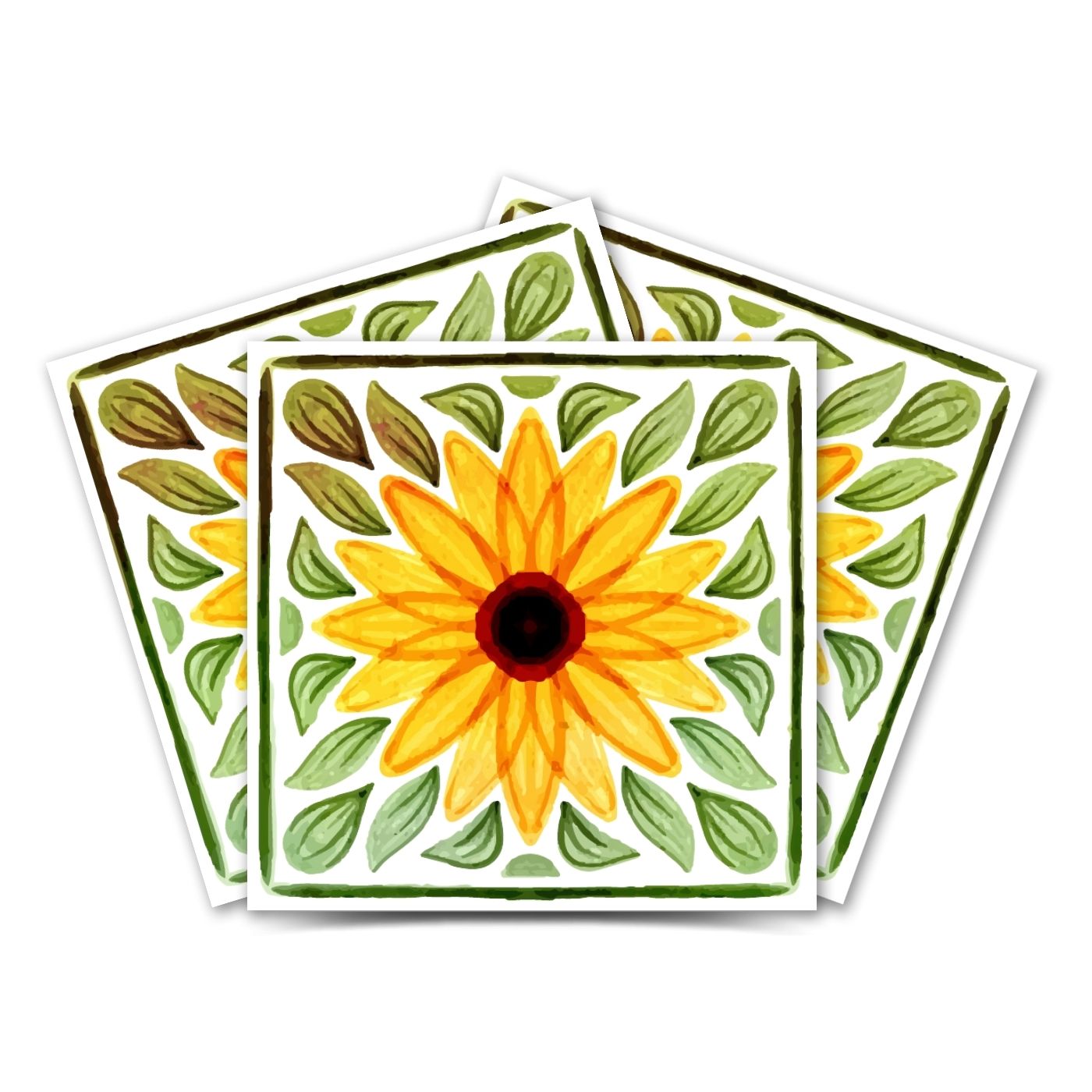 Brandian Sticker Tiles for Wall Spice Up Your Walls with Trendsetting Kitchen Wall Stickers Oil Proof Stylish Protection PVC Waterproof Adhesive Tiles in Multicolor Size 6 x 6 Inch