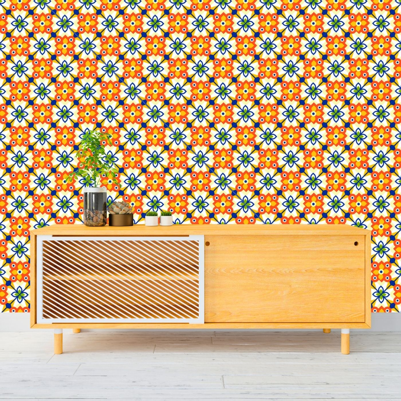 Brandian Sticker Tiles for Wall Effortless Elegance with Self Adhesive Floor Sticker Sets for Any Room Upgrade Today PVC Waterproof Adhesive Tiles in Multicolor Size 6 x 6 Inch