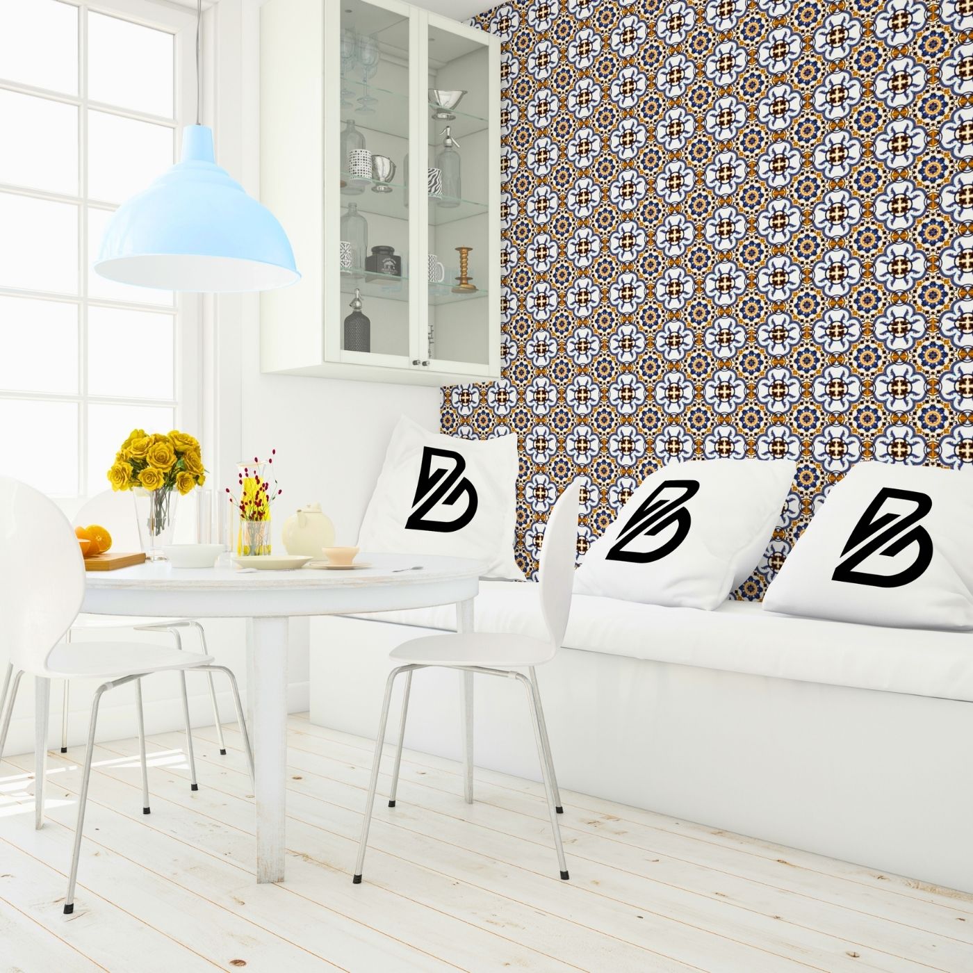 Brandian Sticker Tiles for Wall Embrace Modern Living with Gorgeous Tiles for Floor Durable and Eye Catching Design PVC Waterproof Adhesive Tiles in Multicolor Size 6 x 6 Inch