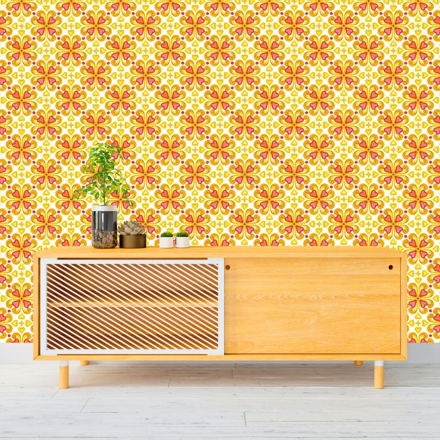 Brandian Sticker Tiles for Wall Stylish Protection Kitchen Floor Stickers Waterproof Keep Your Floors Chic and Spotless PVC Waterproof Adhesive Tiles in Multicolor Size 6 x 6 Inch