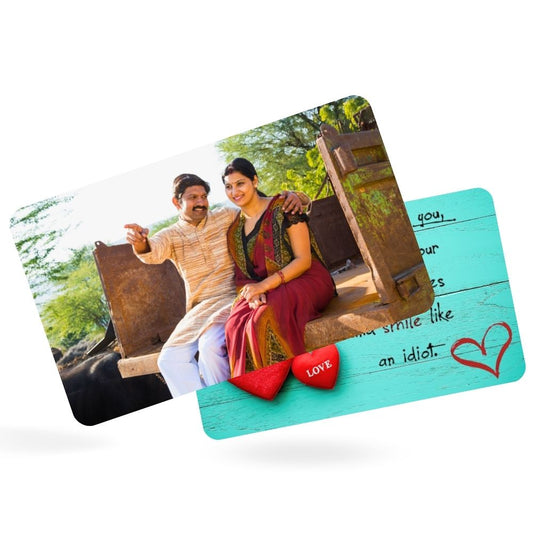 Brandian Customised Wallet Cards Meaningful Gift For Couples Personalised Gifts For Women And Men Add Your Spotify Playlist and Songs, PVC Card