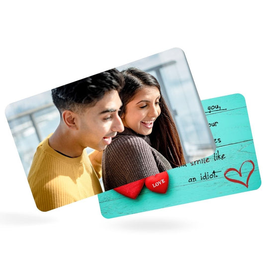 Brandian Customised Wallet Cards Greeting Card Personalised Gift PVC Card For Men And Women Best Gift For Couples And Add Spotify Song Code and Playlist