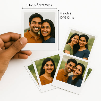 Brandian Custom Phone Case Photos, Mini Glossy Prints for Personalized Mobile Coverses, Unique Gift Idea, Size 3 X 2 Inches, White