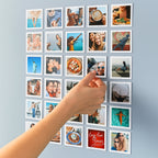 Brandian Customised Square Mini Photo Print, Size 3 X 3 Inches, White