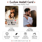 Brandian | Pack of 1 | Personalized Pocket Wallet Card with Custom Spotify Song | Size 8.6 x 5.4 cm | Wallet Card