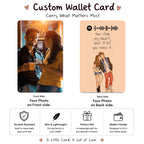 Brandian | Pack of 1 | Personalized Memory Wallet Card with Spotify Song | Size 8.6 x 5.4 cm | Wallet Card