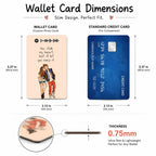 Brandian | Pack of 1 | Personalized Wallet Card with Photo & Spotify Song | Size 8.6 x 5.4 cm | Wallet Card